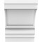 Ekena Millwork Standard Diane Architectural Grade PVC Corbel, 7"W x 10"D x 10"H CORP07X10X10DIA - alternate 4